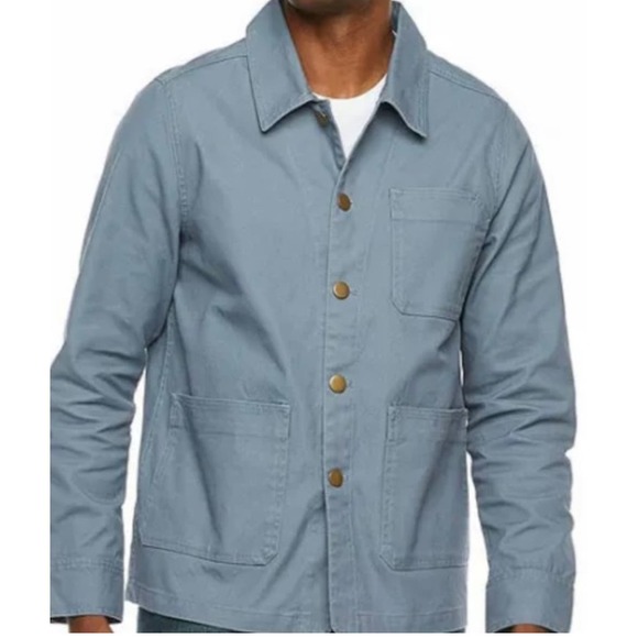 St. John’s Bay Military Jacket - Steel Blue - Size Large * M1013 - Picture 5 of 5